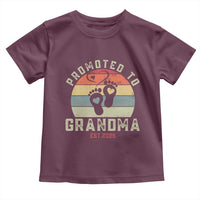 Retro Promoted To Grandma est 2025 Toddler T Shirt