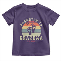 Retro Promoted To Grandma est 2025 Toddler T Shirt