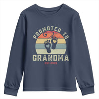 Retro Promoted To Grandma est 2025 Youth Sweatshirt