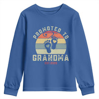 Retro Promoted To Grandma est 2025 Youth Sweatshirt