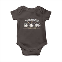 Retro Promoted To Grandpa est 2025 Baby Onesie