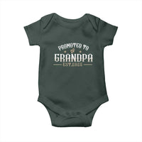 Retro Promoted To Grandpa est 2025 Baby Onesie