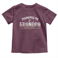 Retro Promoted To Grandpa est 2025 Toddler T Shirt