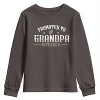 Retro Promoted To Grandpa est 2025 Youth Sweatshirt