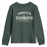 Retro Promoted To Grandpa est 2025 Youth Sweatshirt