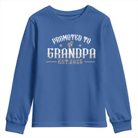 Retro Promoted To Grandpa est 2025 Youth Sweatshirt