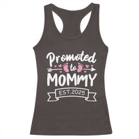 Promoted To Mommy Est 2025 Racerback Tank Top