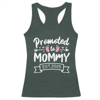 Promoted To Mommy Est 2025 Racerback Tank Top