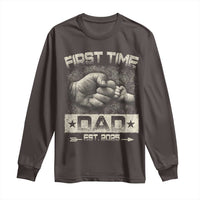 First Time Dad Est 2025 Long Sleeve Shirt