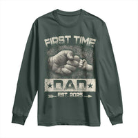 First Time Dad Est 2025 Long Sleeve Shirt