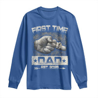 First Time Dad Est 2025 Long Sleeve Shirt