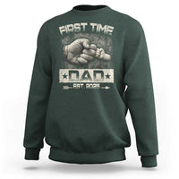 First Time Dad Est 2025 Sweatshirt
