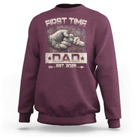 First Time Dad Est 2025 Sweatshirt