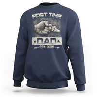 First Time Dad Est 2025 Sweatshirt