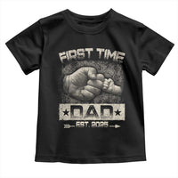 First Time Dad Est 2025 Toddler T Shirt