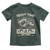 First Time Dad Est 2025 Toddler T Shirt