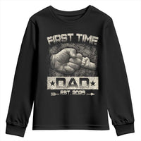 First Time Dad Est 2025 Youth Sweatshirt