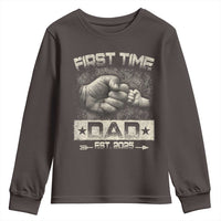 First Time Dad Est 2025 Youth Sweatshirt