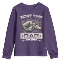 First Time Dad Est 2025 Youth Sweatshirt