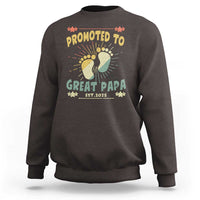 New Dad 2025 Sweatshirt Promoted to Great Papa