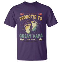 New Dad 2025 T Shirt Promoted to Great Papa