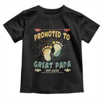 New Dad 2025 Toddler T Shirt Promoted to Great Papa