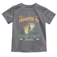 New Dad 2025 Toddler T Shirt Promoted to Great Papa