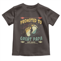New Dad 2025 Toddler T Shirt Promoted to Great Papa