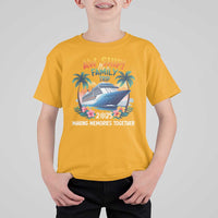 Aw Ship It’s A Family Trip 2025 T Shirt For Kid Cruising Trip Summer Vacation