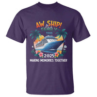 Aw Ship It’s A Family Trip 2025 T Shirt Cruising Trip Summer Vacation