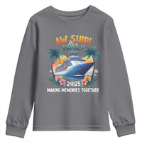 Aw Ship It’s A Family Trip 2025 Youth Sweatshirt Cruising Trip Summer Vacation