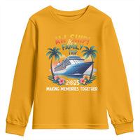 Aw Ship It’s A Family Trip 2025 Youth Sweatshirt Cruising Trip Summer Vacation