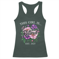 This Girl Is Retired Est 2025 Racerback Tank Top