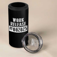 Funny Retirement 2025 4 in 1 Can Cooler Tumbler Work Release