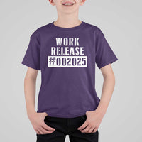 Funny Retirement 2025 T Shirt For Kid Work Release