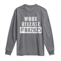 Funny Retirement 2025 Long Sleeve Shirt Work Release
