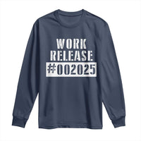 Funny Retirement 2025 Long Sleeve Shirt Work Release