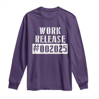 Funny Retirement 2025 Long Sleeve Shirt Work Release