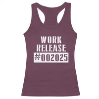 Funny Retirement 2025 Racerback Tank Top Work Release