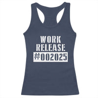 Funny Retirement 2025 Racerback Tank Top Work Release