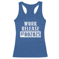 Funny Retirement 2025 Racerback Tank Top Work Release
