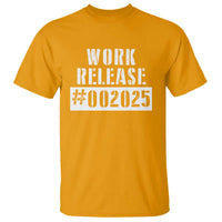 Funny Retirement 2025 T Shirt Work Release