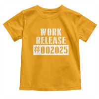 Funny Retirement 2025 Toddler T Shirt Work Release