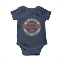 Funny Retirement Baby Onesie The Legend Has Officially Retired If You Want To Talk You'll Be Charged A Consulting Fee