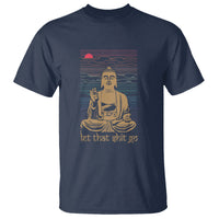 Funny Buddhism T Shirt Let That Shit Go Buddha - Wonder Print Shop