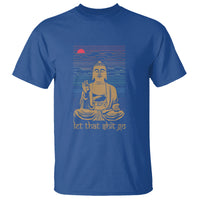Funny Buddhism T Shirt Let That Shit Go Buddha - Wonder Print Shop