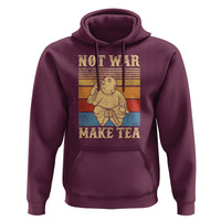 Funny Buddhism Hoodie Make Tea Not War Buddha - Wonder Print Shop
