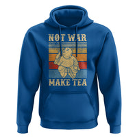 Funny Buddhism Hoodie Make Tea Not War Buddha - Wonder Print Shop
