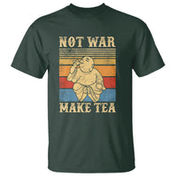 Funny Buddhism T Shirt Make Tea Not War Buddha - Wonder Print Shop