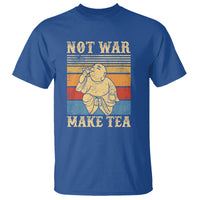 Funny Buddhism T Shirt Make Tea Not War Buddha - Wonder Print Shop